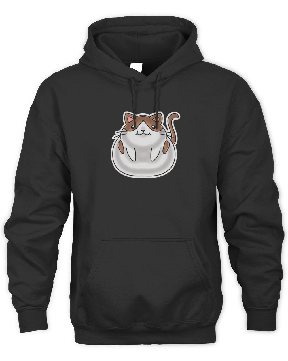 Chubby Chonky Cat 9 T-Shirt Unisex Hoodie black s