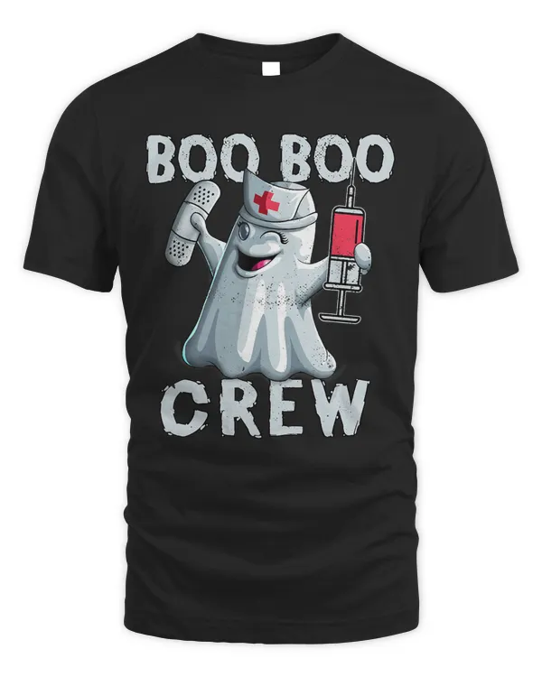 boo boo crew funny nurse ghost halloween girls costume gift