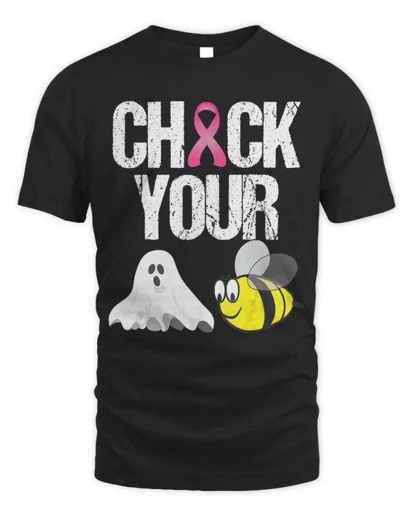 check your boo bees  funny breast cancer halloween gift