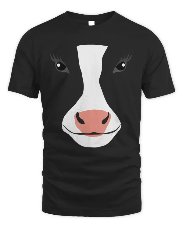 cow face , funny cute animal halloween costume gift