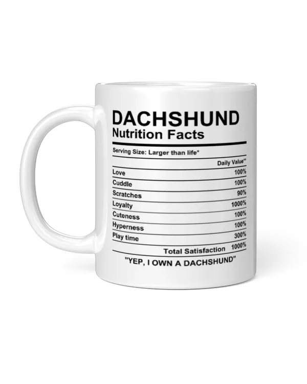 Dachshund Nutrition Facts