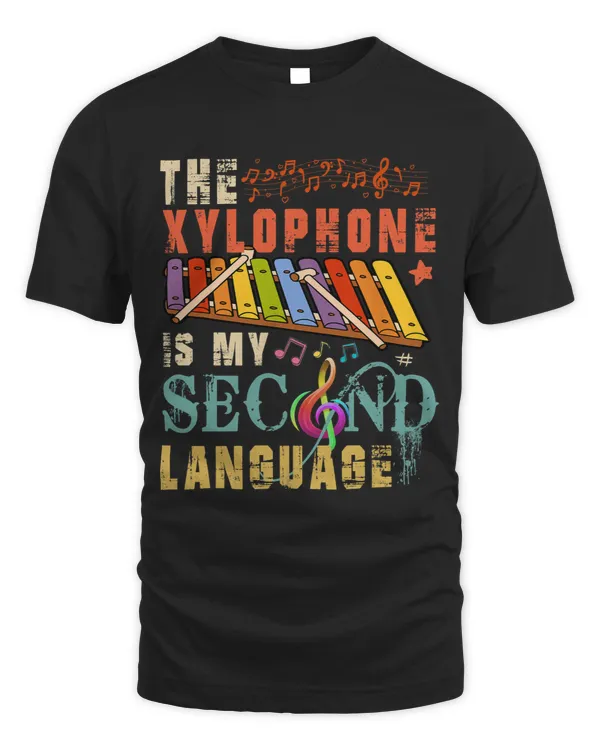 Vintage The Xylophone Is My Second Language Instrumentalist