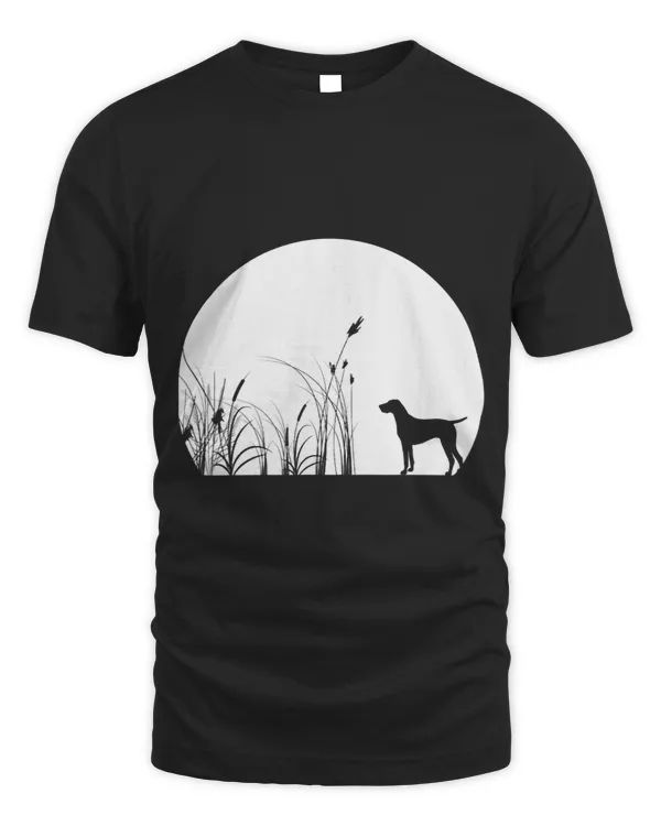 German Shorthair Pointer Cool Moon GSP SIlhouette MOM DAD