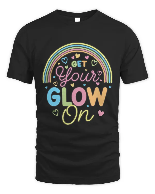 Get Glow On 80s Music Party Paint Splatter Birthday Glow 32