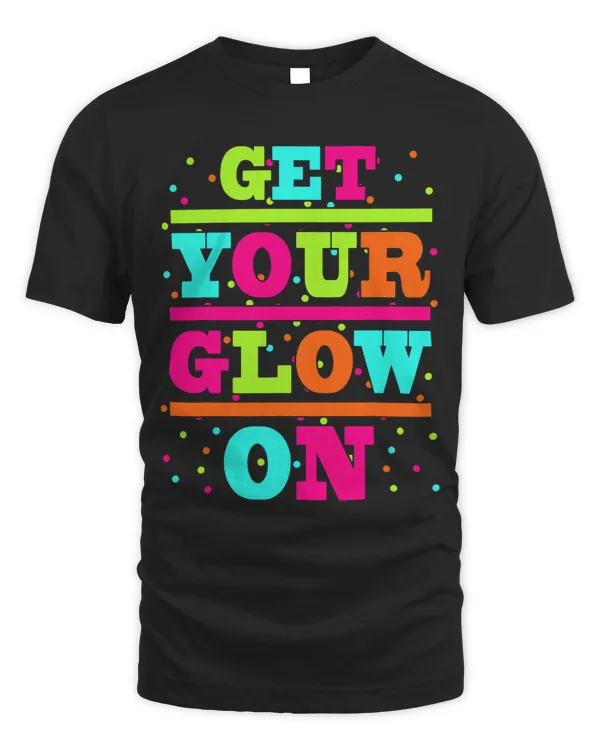 Get Glow On 80s Music Party Paint Splatter Birthday Glow 5 26