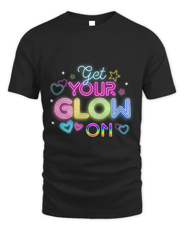Get Glow On 80s Music Party Paint Splatter Birthday Glow 87