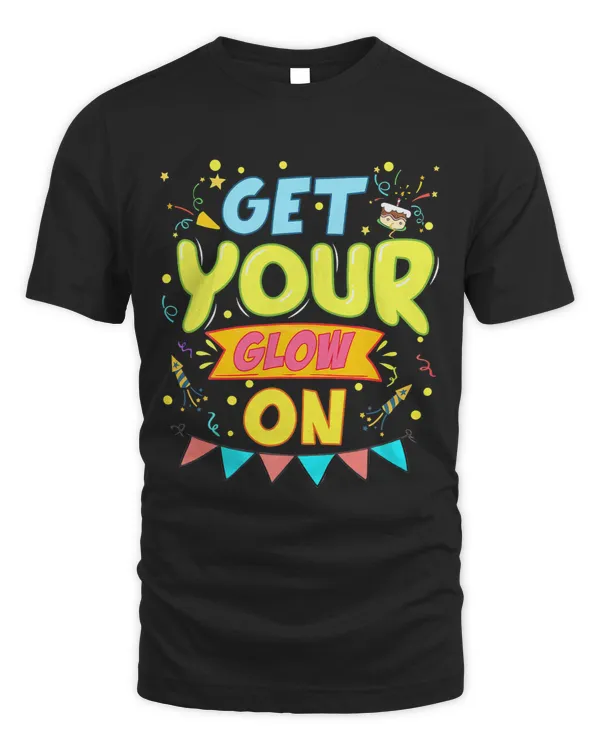 Get Glow On 80s Music Party Paint Splatter Birthday Glow 9 311