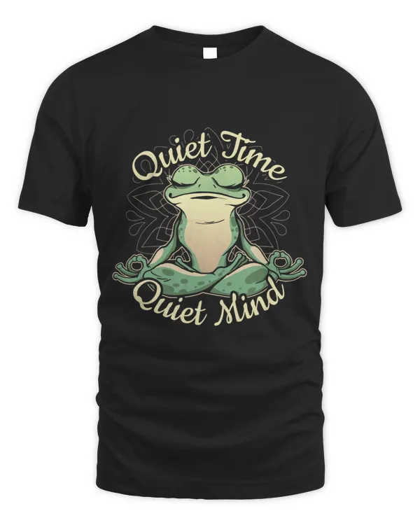 Frog Gift Yoga Quiet Time Quiet Mind Frog Yoga Pose Yogi Meditation Meditation