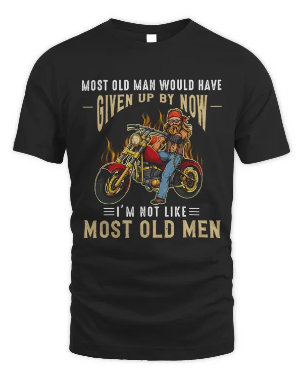 Most old man given up Motorcycle