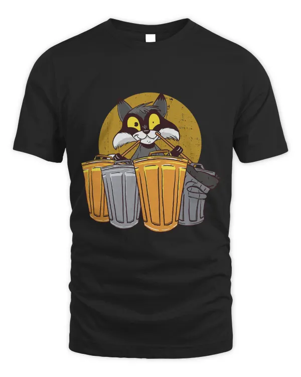 Funny Drummer Raccoons Playing Drums Using Trash Cans Funny Raccoon 1