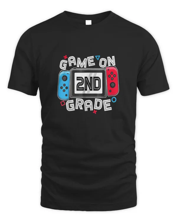 Back To School Game On Second 2nd Grade Funny Gamer Kid Boys