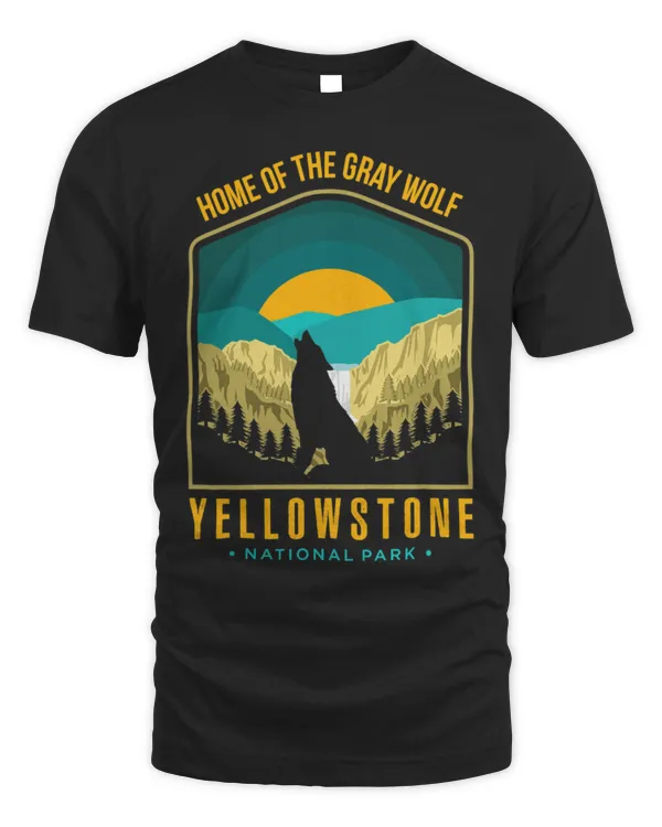 Coyote Mammal Yellowstone US National Park Wolf Wolves Lover Vintage