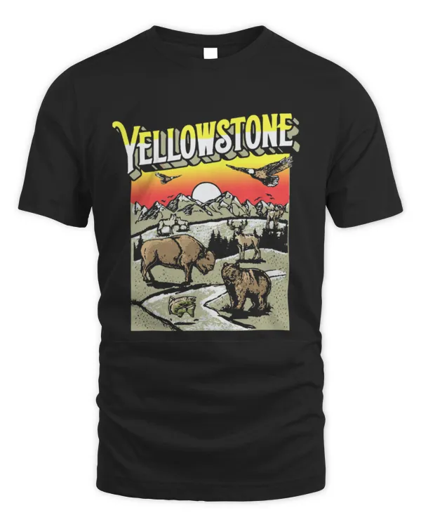 Coyote Mammal Yellowstone Wildlife 2Fish Bear Bison Elk Wolf Goat 2Eagle