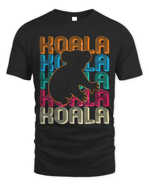 Koala Pet Australia Animal Retro Colorful
