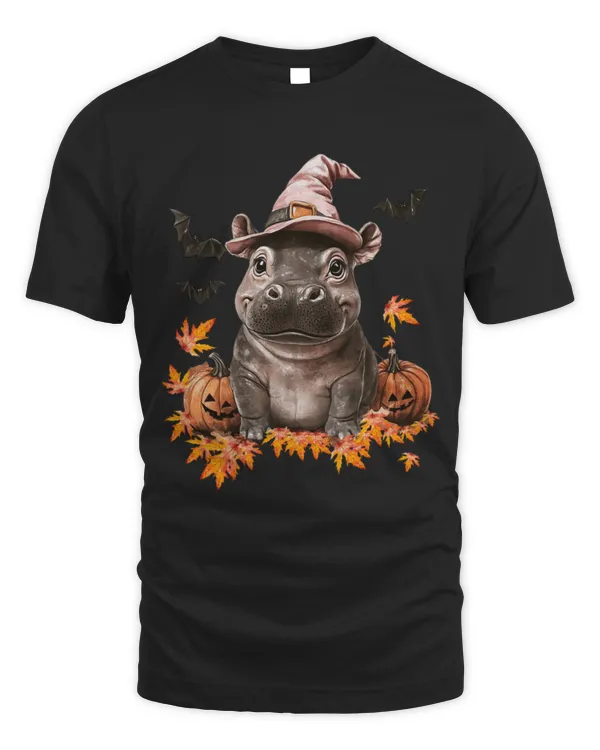Hippo Pet Cute Moo Deng Halloween Thai Hippopotamus Baby Hippo Bouncy