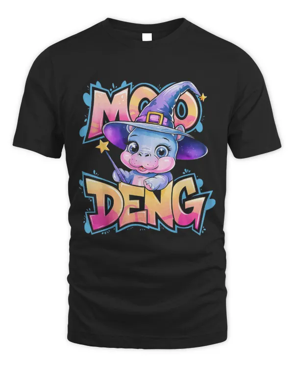 Hippo Pet Cute Moo Deng The Famous Baby Hippo Funny Witch Halloween