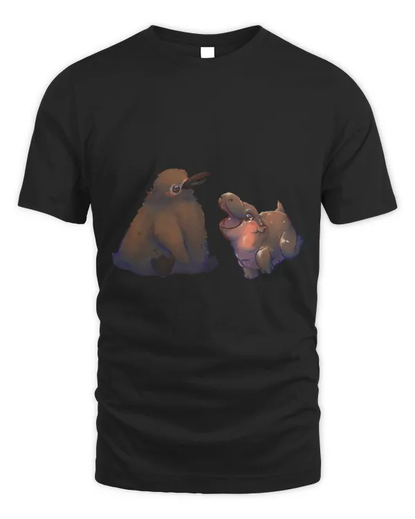 Hippo Pet Cute Pesto The Penguin And Moo Deng The Baby Hippo Funny 1