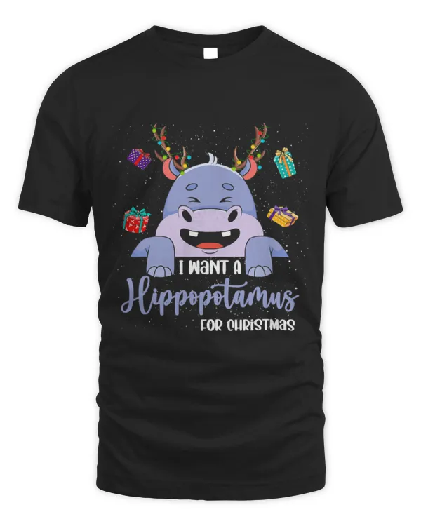 Hippo Pet I Want A Hippopotamus For Xmas Hippo Merry Christmas