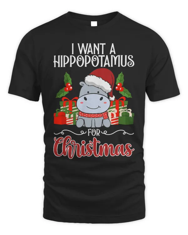 Hippo Pet I Want A Hippopotamus ON Christmas Hippo Chistmas Season