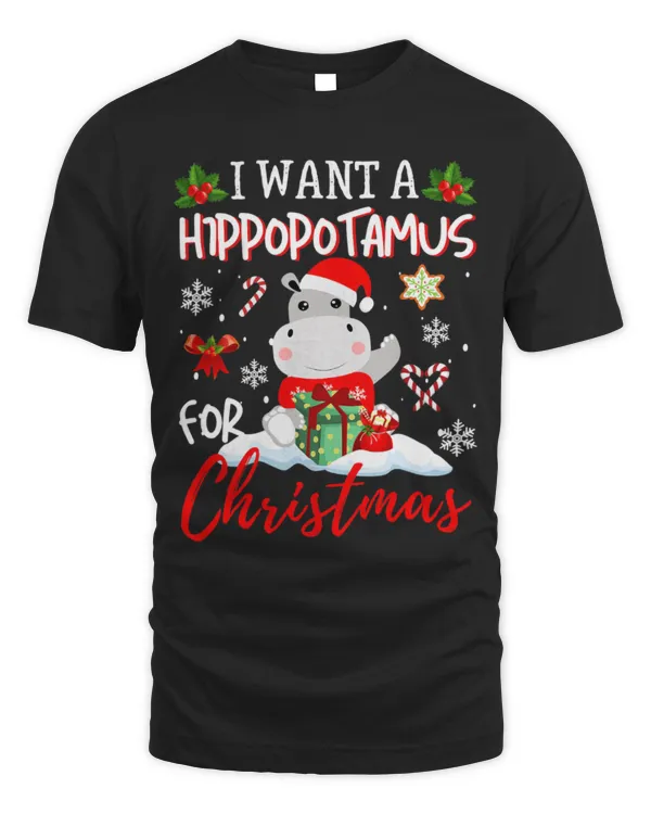 Hippo Pet I Want A Hippopotamus For Xmas Hippo for Kid Women 9