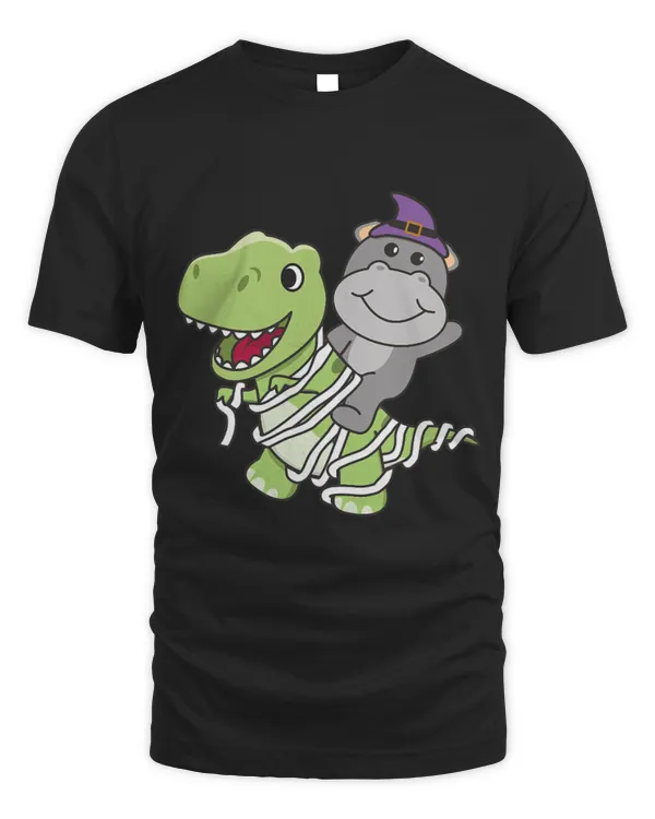 Hippo Pet Happy Halloween Mummy Trex Hippos Halloween 1