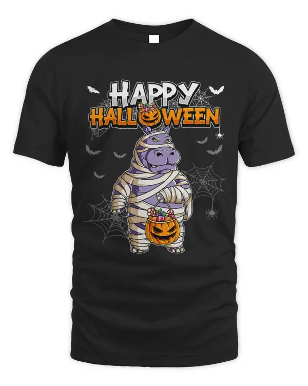 Hippo Pet Happy Halloween Hippo Mummy