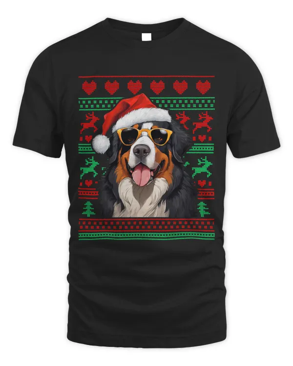 Funny Bernese Mountain Dog Christmas Jumper