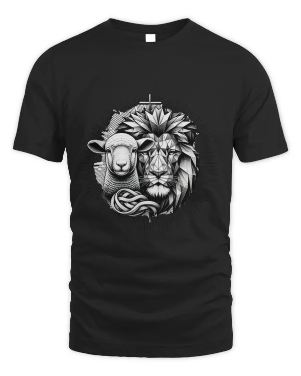 Lion Pet Faithful Apparel Christian Clothing Lion And Lamb Design