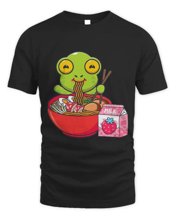 Frog Pet Kawaii Frog Mushroom Strawberry Milk Cottagecore