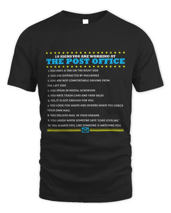 10 Signs Working at Post Office Postman Statement