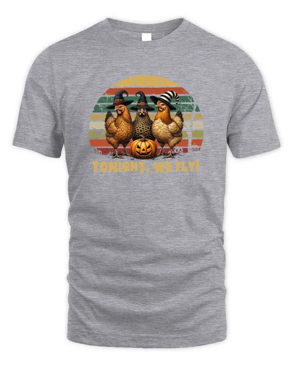 Tonight We Fly Funny Chicken Halloween