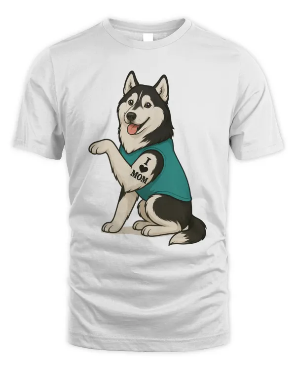 I Love Mom Husky
