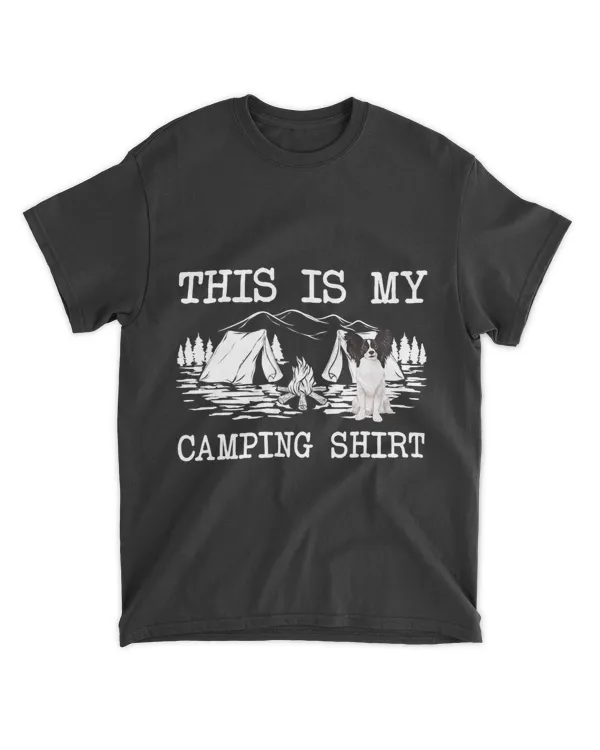Camping Camp Campfire Papillon Dog This Is My Camper
