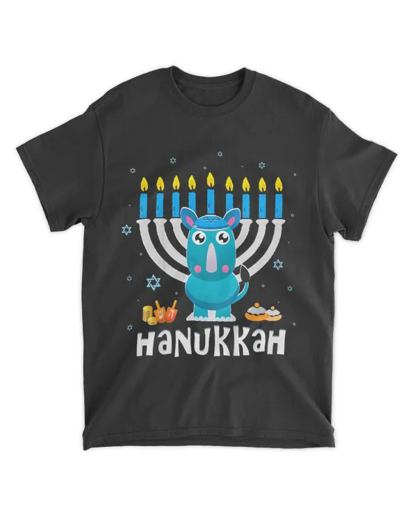 Kids Cute Jewish Donkey Hanukkah Shirts for Boys Girls Hanukkah