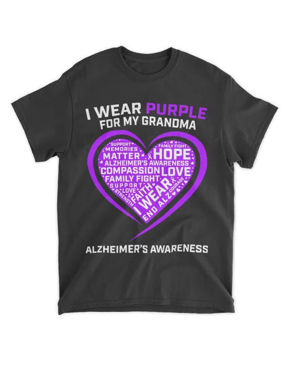 Memories Matter End Alz Grandma Alzheimers Awareness Clothes