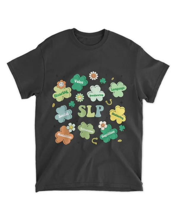 Speech Therapist St Patricks Day Retro Speech Ther