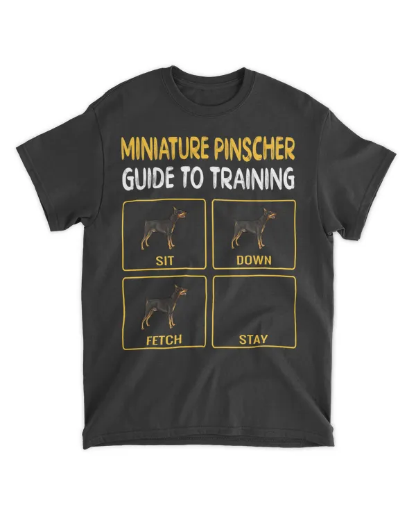 Miniature Pinscher Guide To Training Dog Obedience T-Shirt