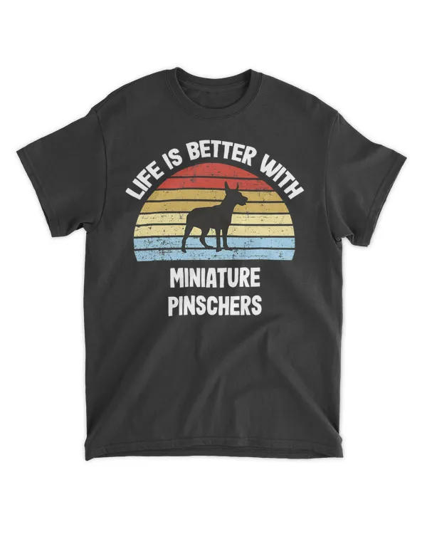 Retro Miniature Pinscher Dog T-Shirt