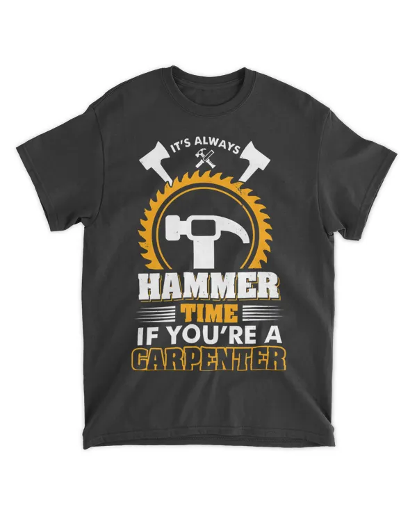 Woodworking Shirt for Men Carpenter Gift Wood-Worker Saw T-Shirt