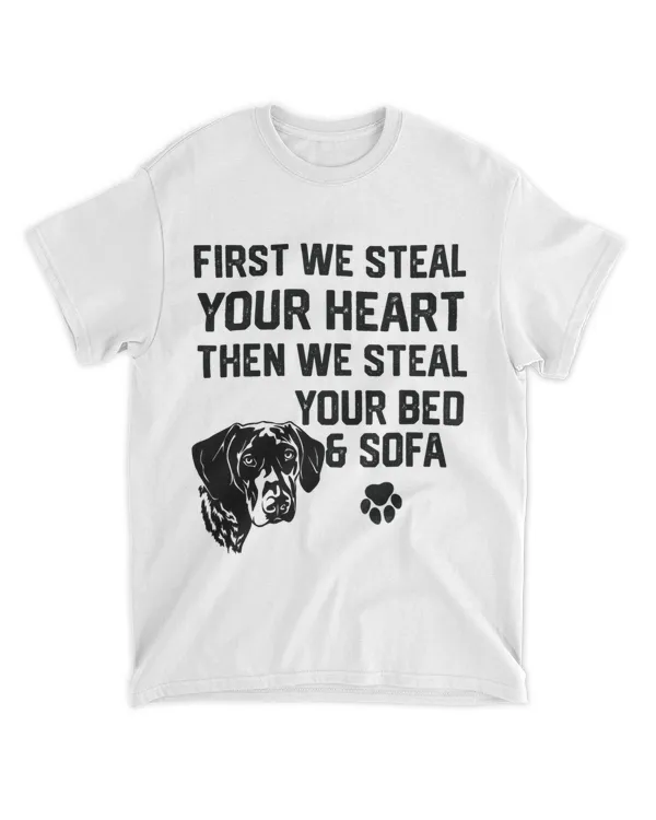 Shorthaired Pointer Steal Your Heart Steal Your Bed sofa2