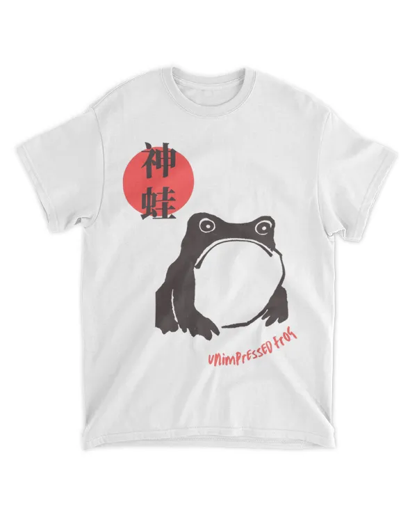 Unimpressed Frog Grumpy Japanese Frog Cute Cottagecore Art 22