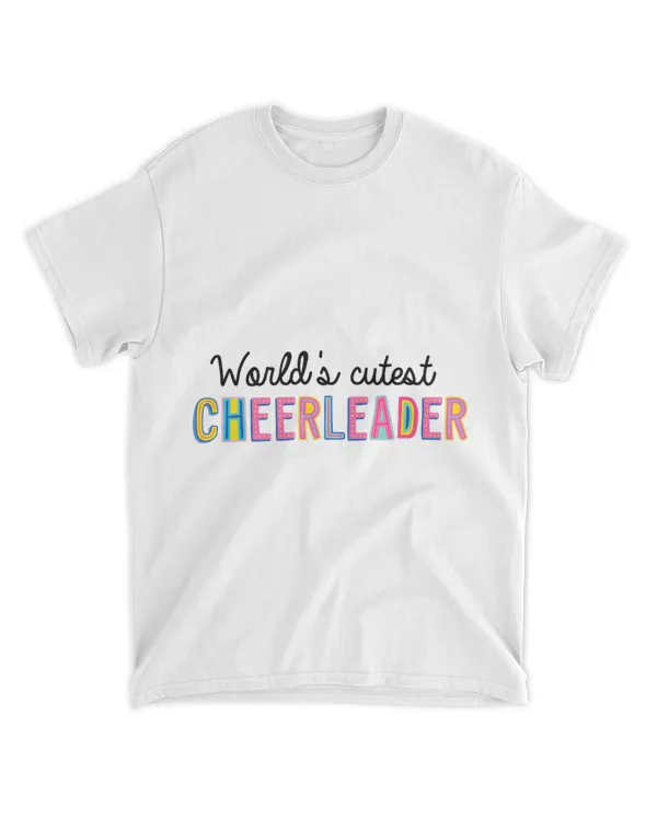 Worlds Cutest Cheerleader Funny Cheerleading Idea Birthday