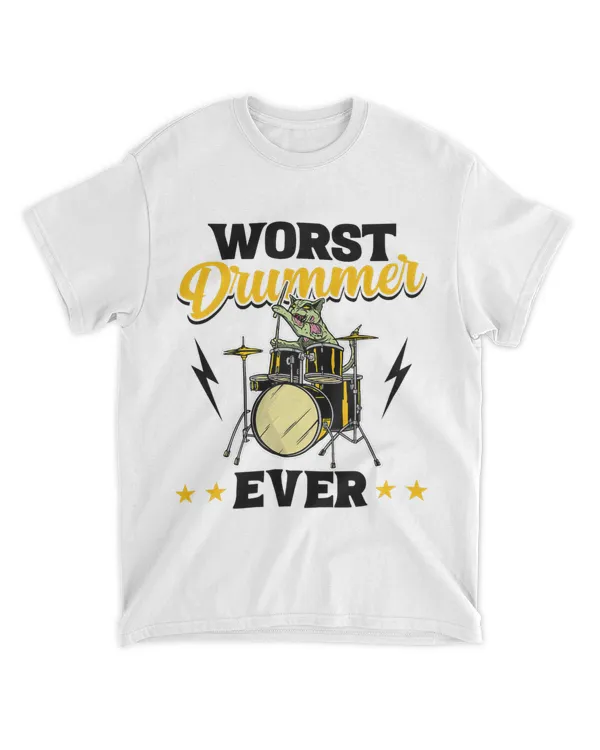 Worst Drummer Ever Rock Band Member Musician Metal Drums 1