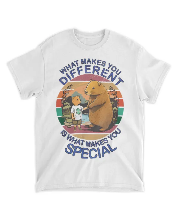 Capybara Mom Child Autism Awareness ASD Support 21