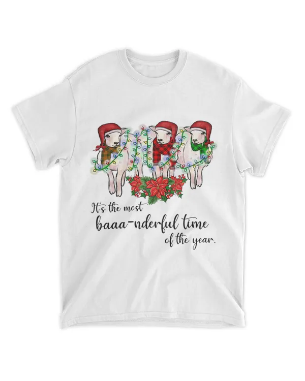 Christmas on the Farm Its the Most baanderful Time Sheep