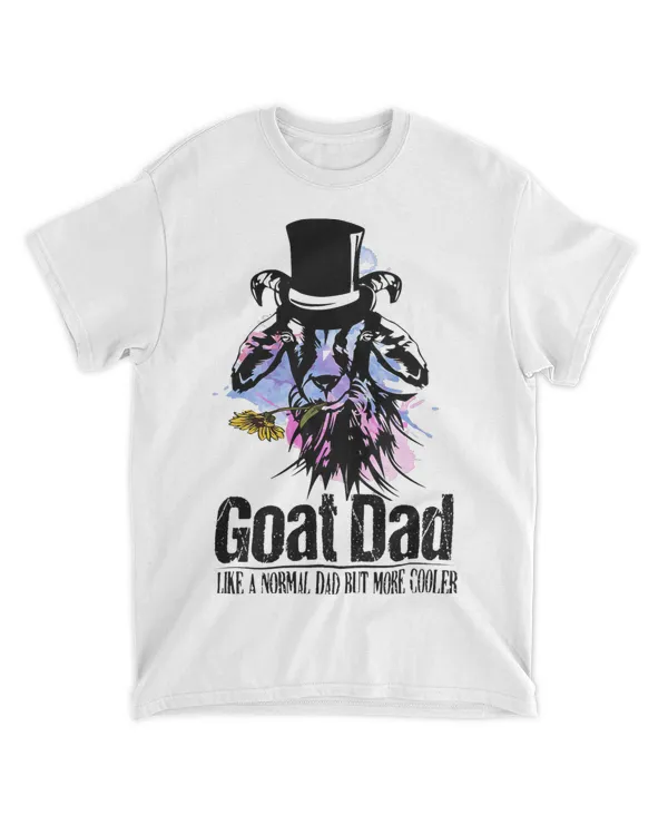 Mens Goat Farmer Goat Dad Farm Animal Funny 21