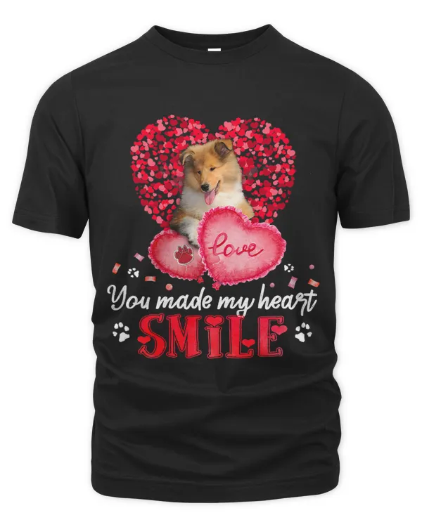 You Make My Heart Smile Rough Collie With Heart