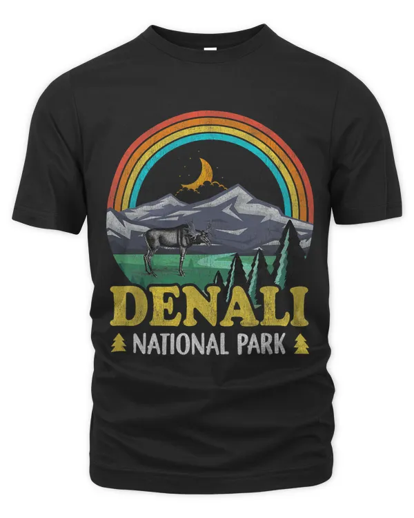 Denali National Park and Preserve Vintage 70s US Alaska