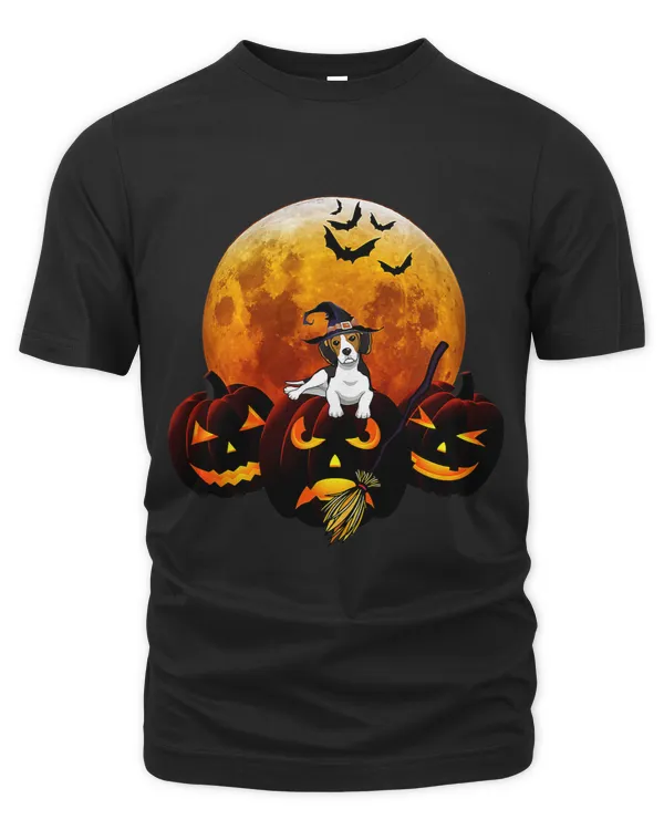 Funny Beagle Dog And Moon Halloween Costume Lover