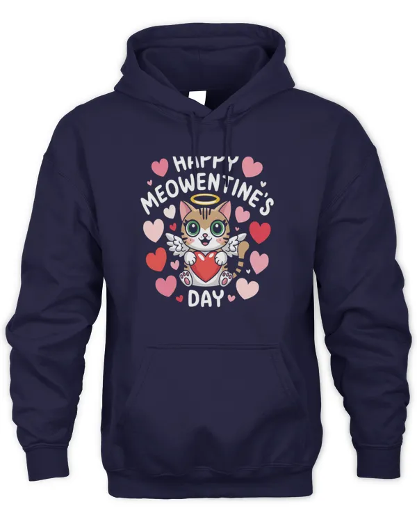 Valentine's Day Meower Lover Kitten Cat Romantic Gift Long Sleeve